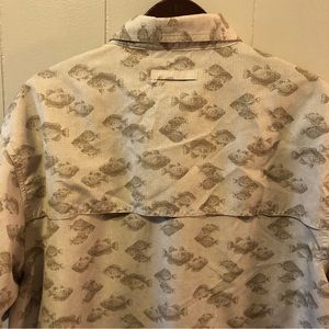 Weatherproof Garment Company Fishing Vented Short Sleeve Shirt Men’s Large.